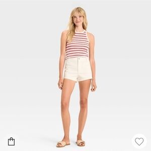 Universal Thread High Waist Cream Shorts